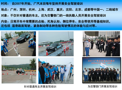 为了每一个人 本田FUNTEC安全体验之旅